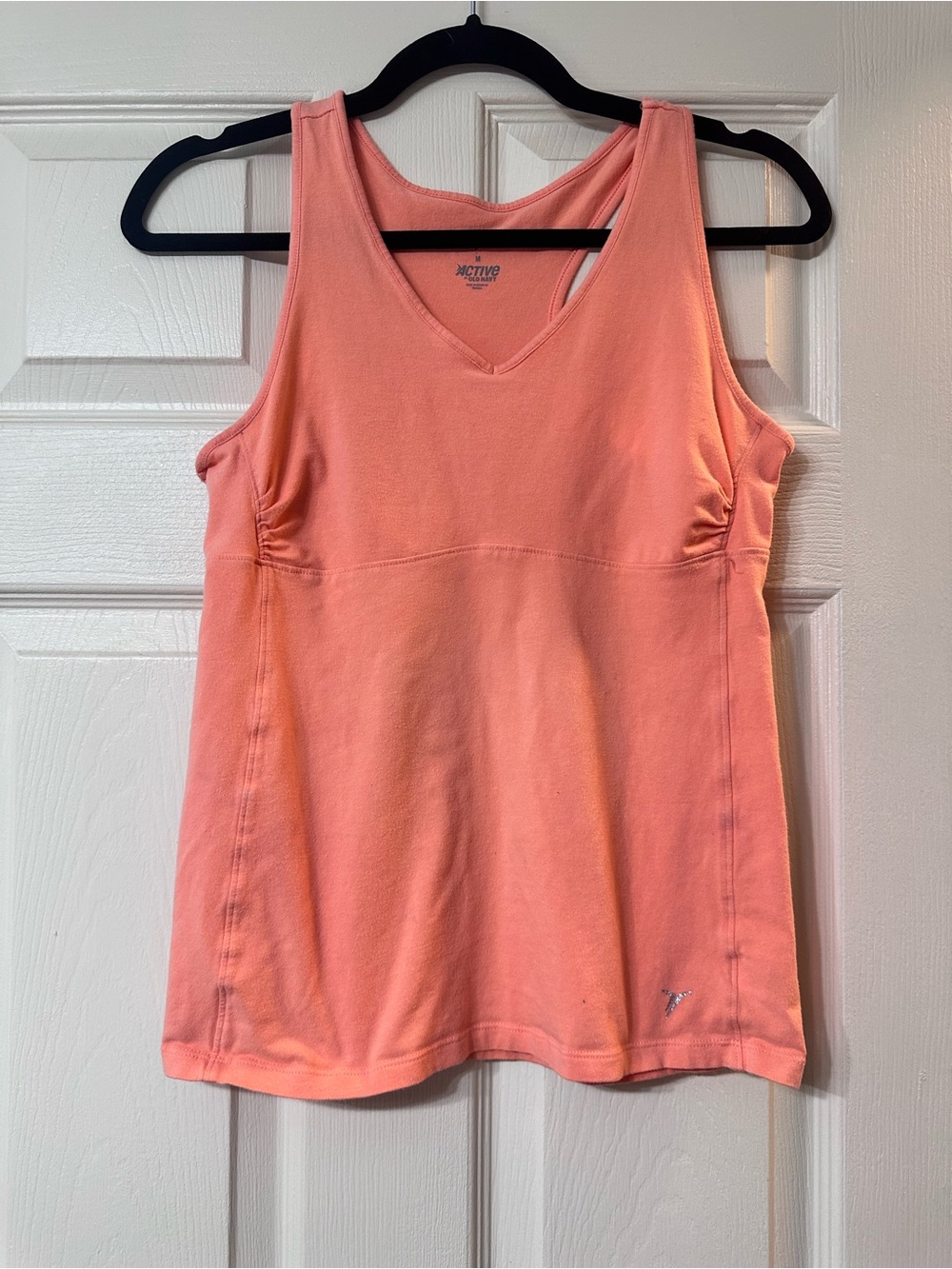 Old Navy Coral V-Neck Athletic Tank